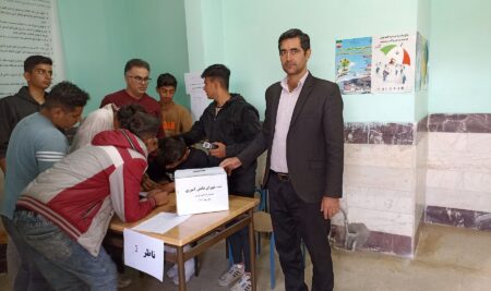برگزاری انتخابات شورای دانش آموزی هنرستان کوشش آبان ماه 1402